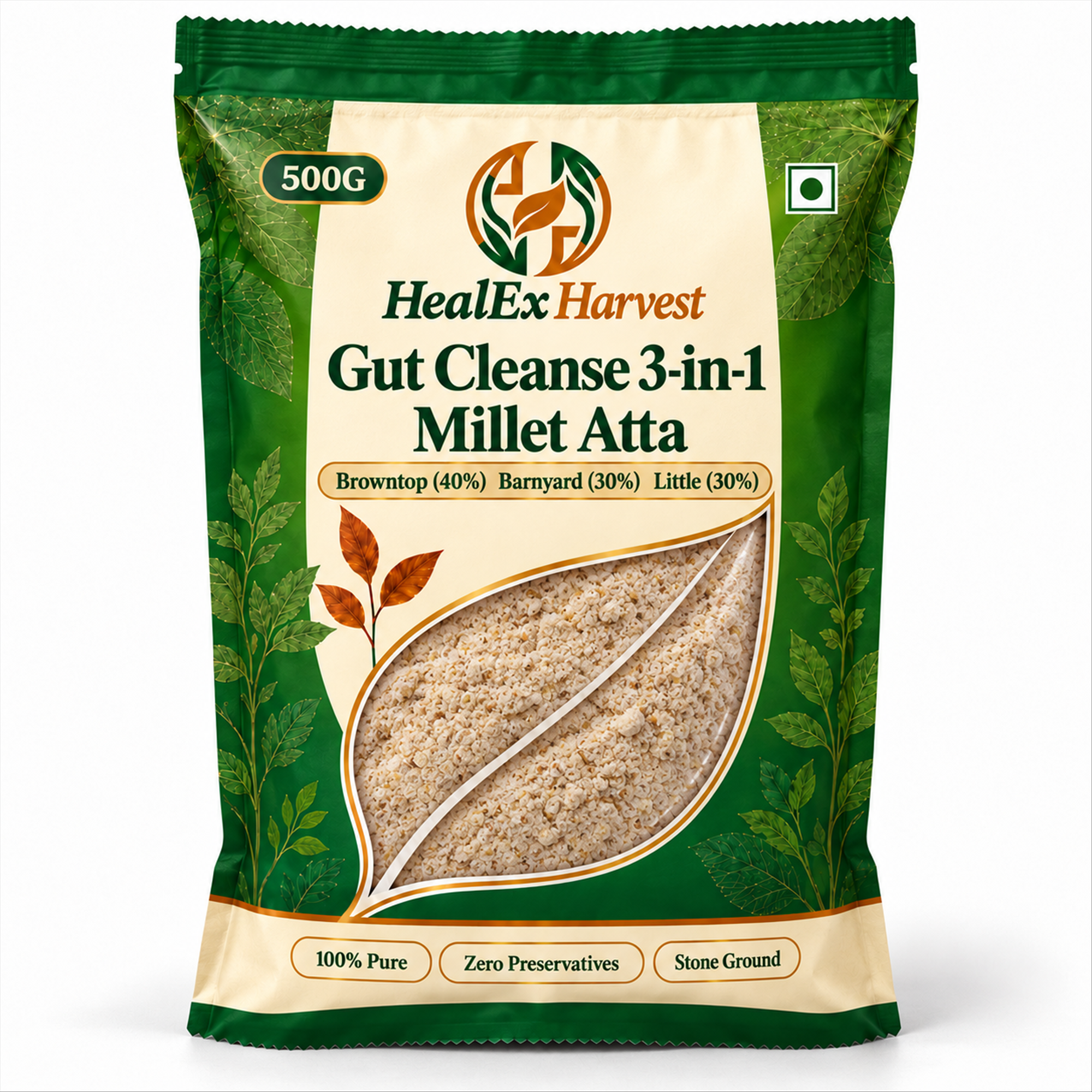Gut Cleanse 3-in-1 Millet Atta