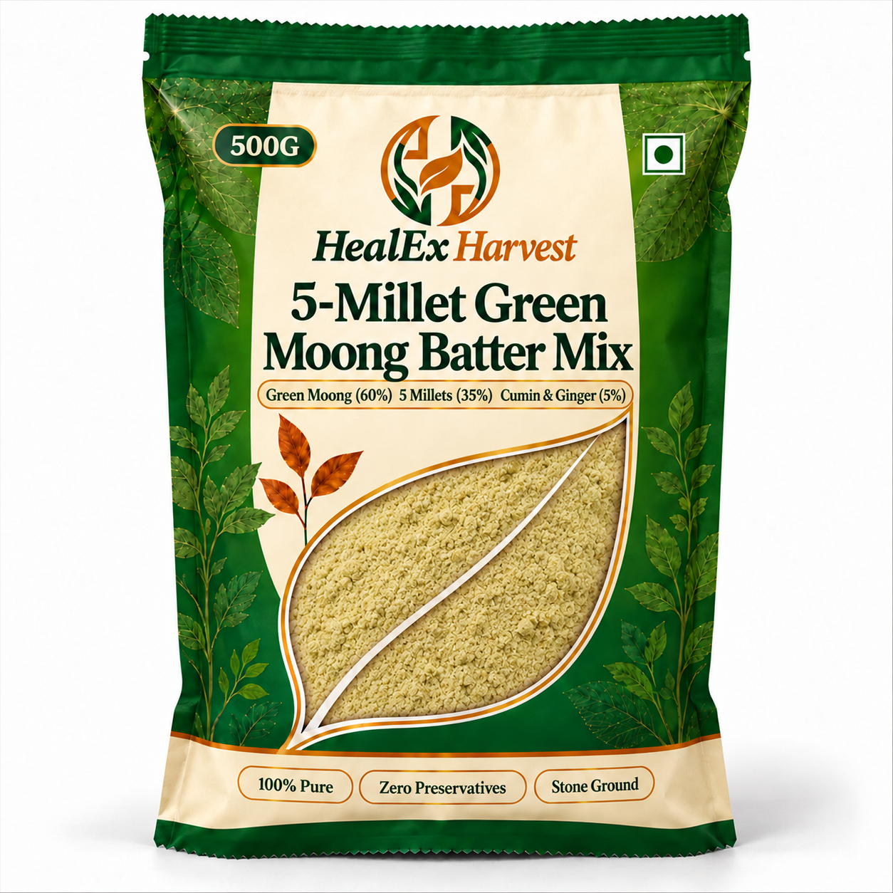 5-Millet Green Moong Batter Mix