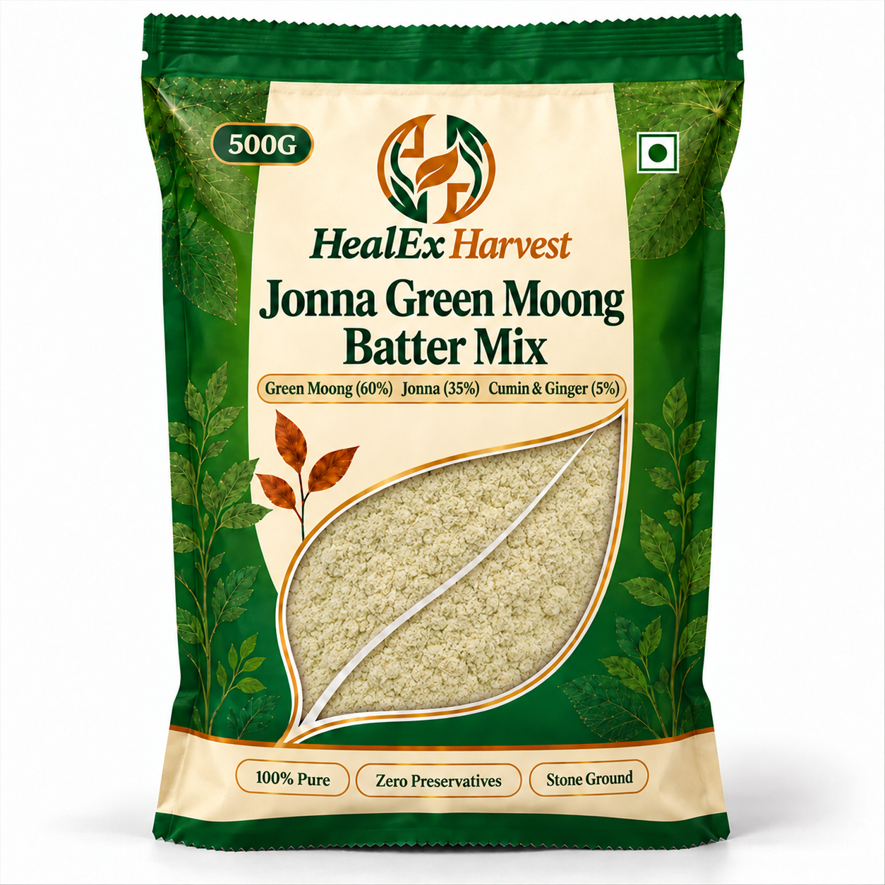 Jonna Green Moong Batter Mix