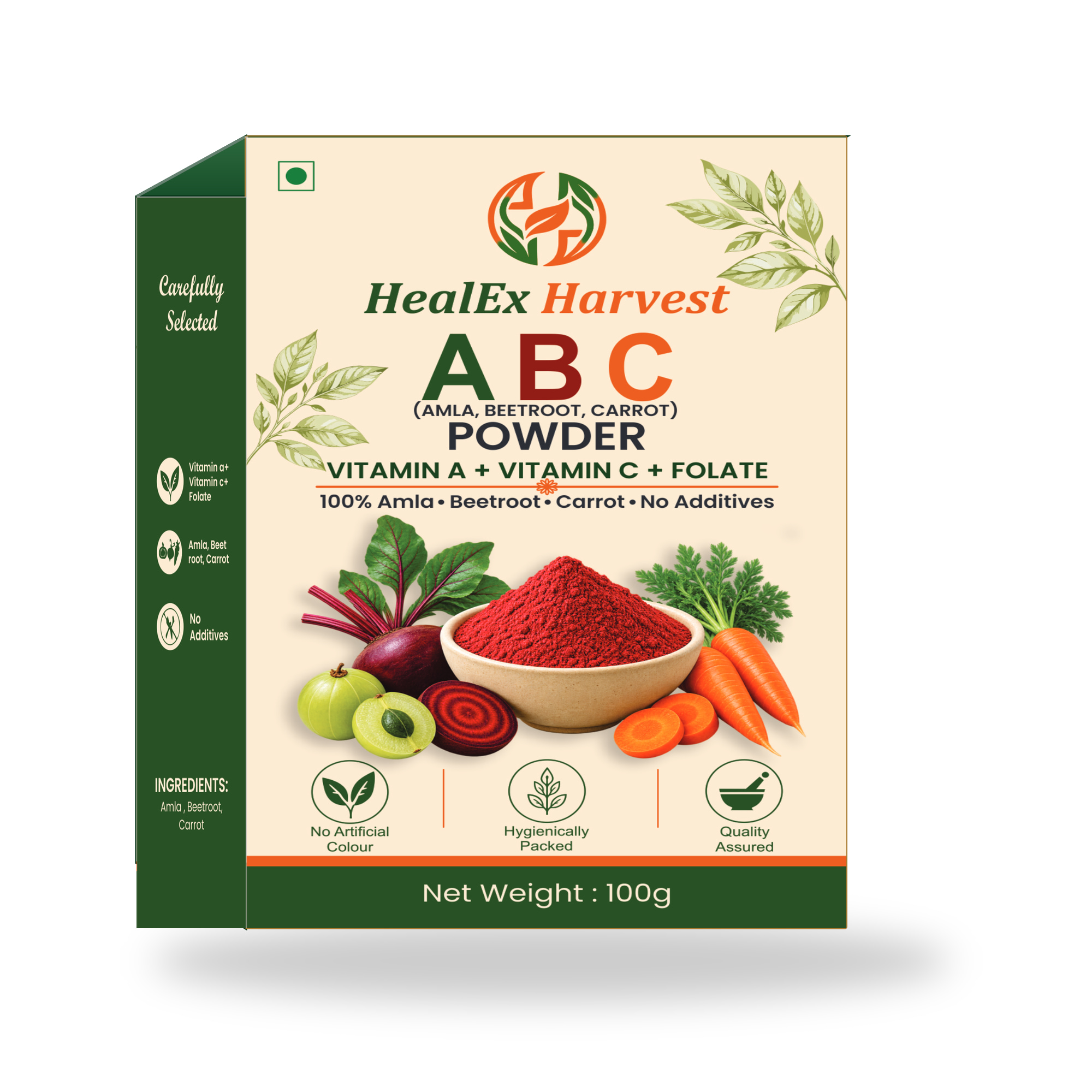 ABC Powder (Amla, Beetroot & Carrot)