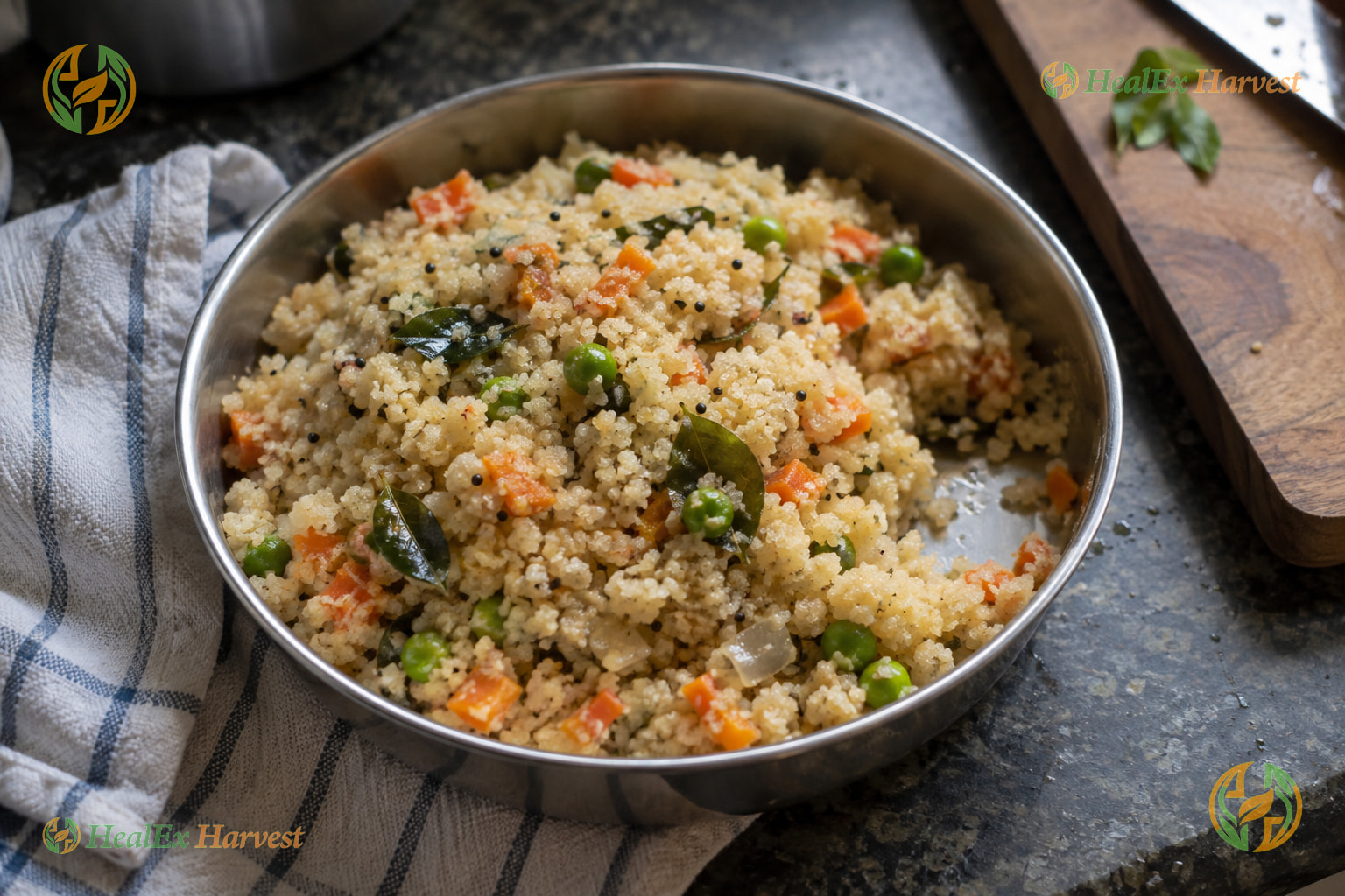 Little Millet Upma (Samalu)