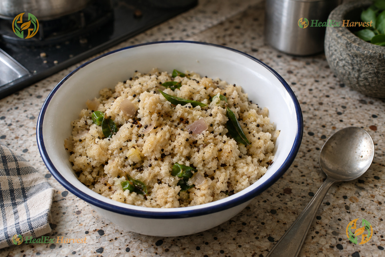 Kodo Millet Rava Upma (Arikelu)