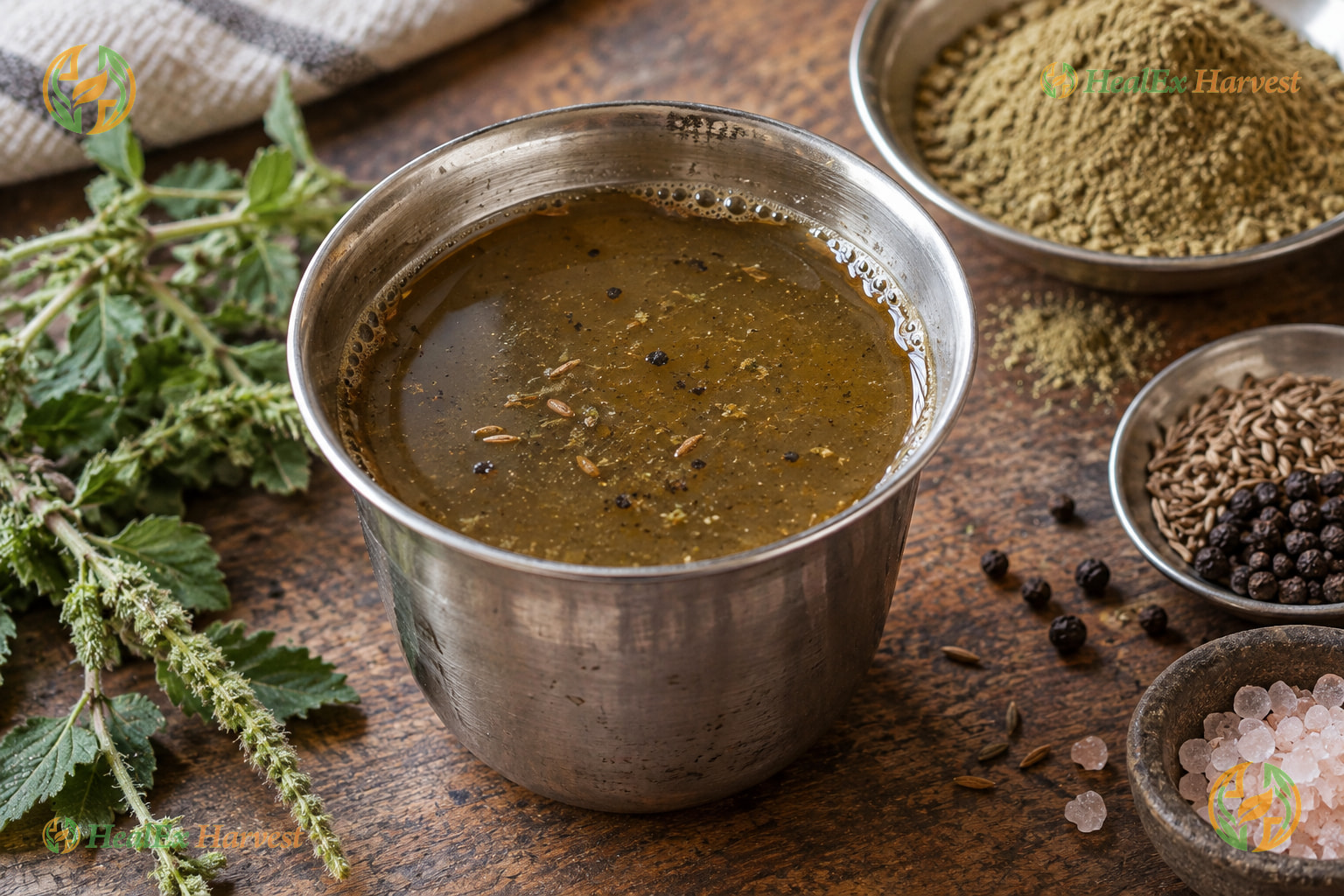 Uttareni (Apamarga) Kashaya, the decoction Dr. Khadar Vali describes