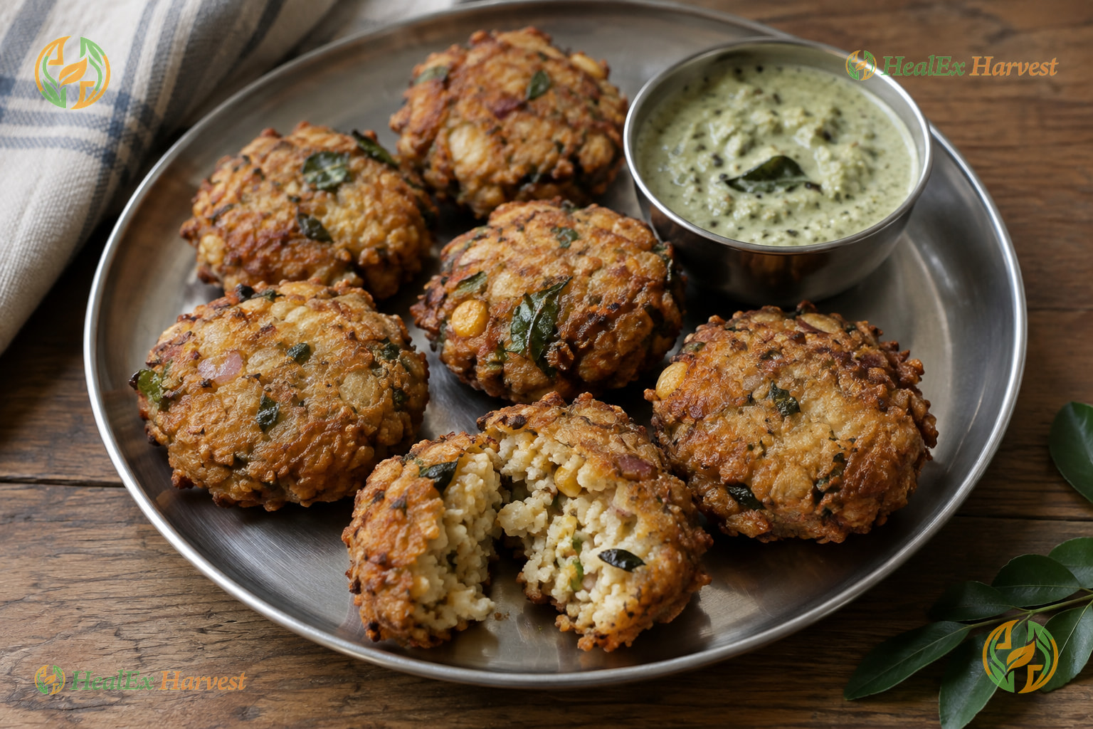 Kodo Millet Vada (Arikelu)