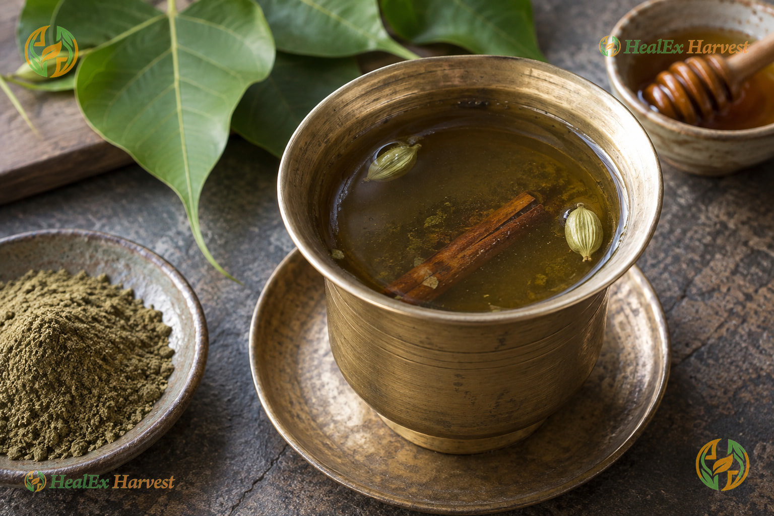 Raavi (Peepal) Leaf Kashaya, the decoction Dr. Khadar Vali describes