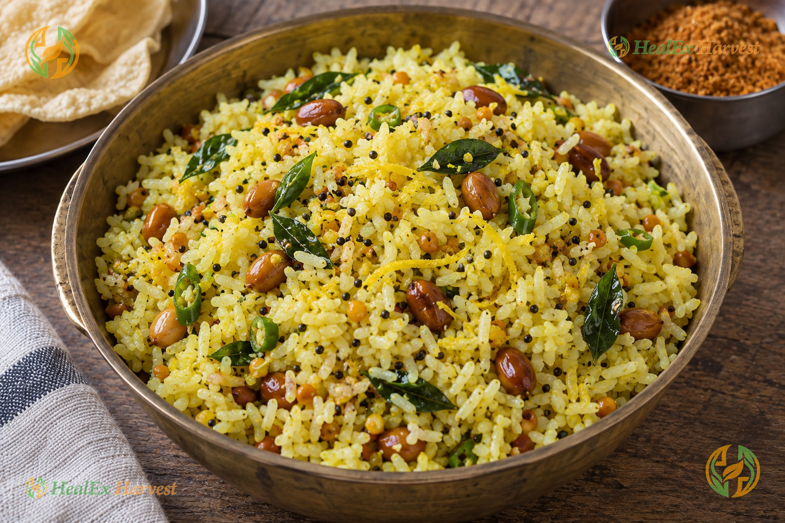 Zesty Lemon Peel Chitranna Seasoning (Citrus Rice & Upma)