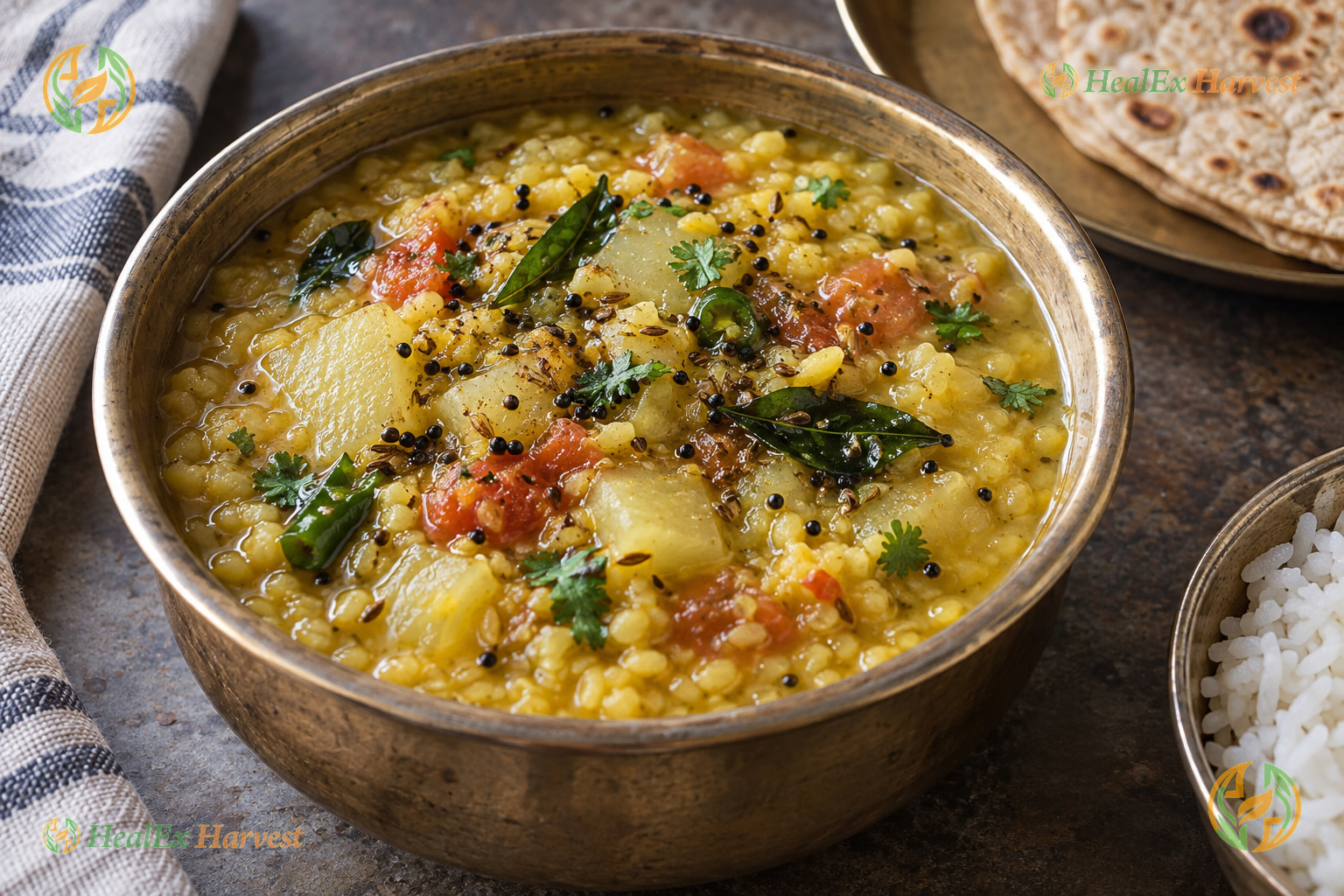 Ash Gourd Moong Dal Pappu (Wholesome Protein Dal)