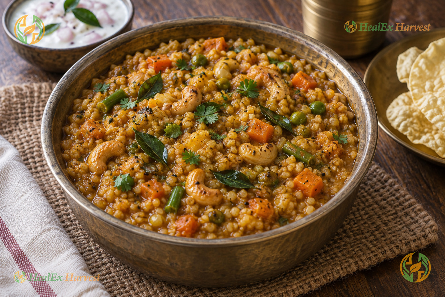 Fragrant Kodo Millet Karnataka Bisi Bele Bath (Arikelu Sambar Rice)